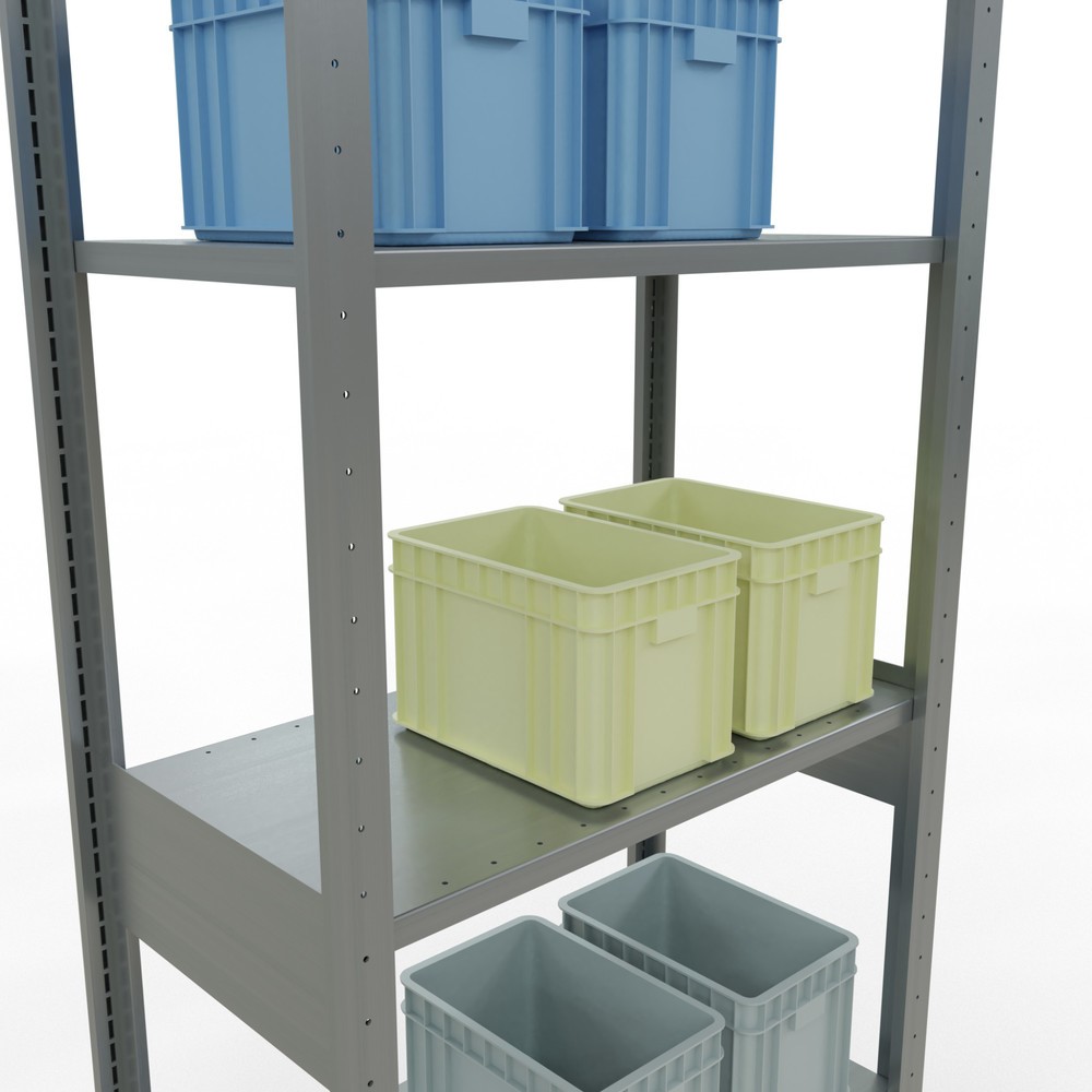 Produktabbildung Nr. 3: SCHULTE Fachbodenregal verzinkt, Fachlast 150 kg, HxBxT 2.500 x 810 x 436 mm