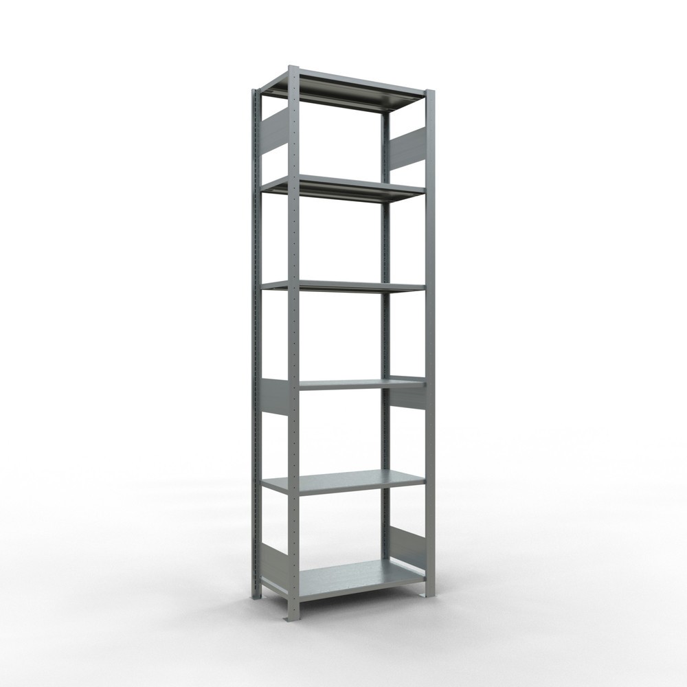 Produktabbildung: SCHULTE Fachbodenregal verzinkt, Fachlast 150 kg, HxBxT 2.500 x 810 x 436 mm