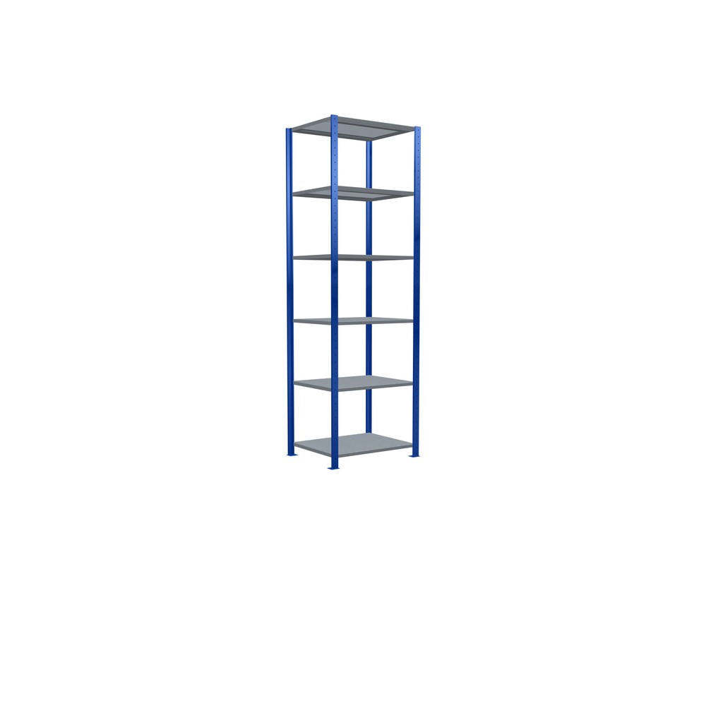 Produktabbildung Nr. 2: SCHULTE Fachbodenregal enzianblau/verzinkt, Fachlast 150 kg, HxBxT 2.500 x 810 x 636 mm