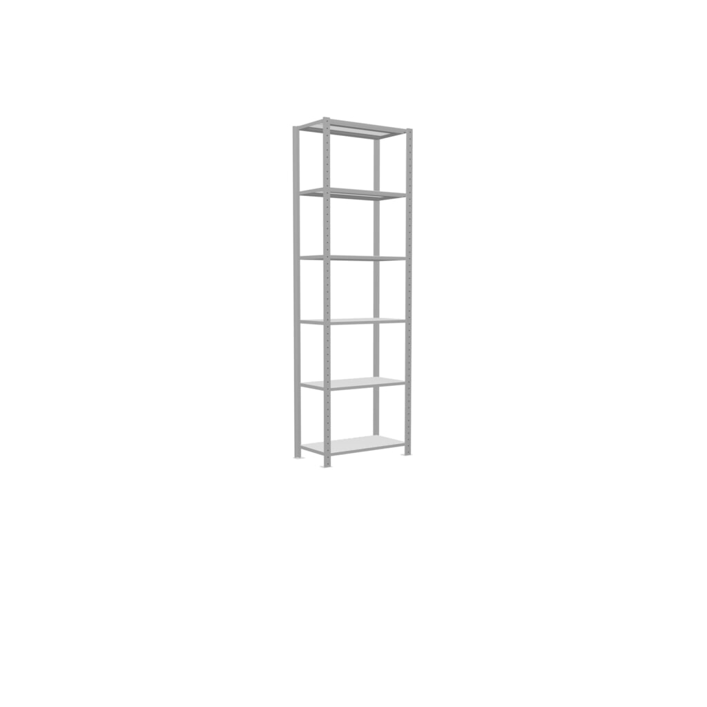 Produktabbildung Nr. 2: SCHULTE Fachbodenregal lichtgrau, Fachlast 150 kg, HxBxT 2.500 x 810 x 436 mm