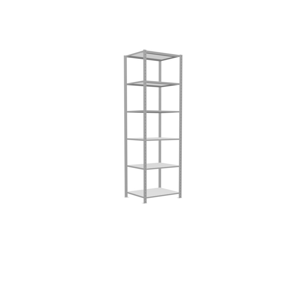 Produktabbildung Nr. 2: SCHULTE Fachbodenregal lichtgrau, Fachlast 150 kg, HxBxT 2.500 x 810 x 636 mm