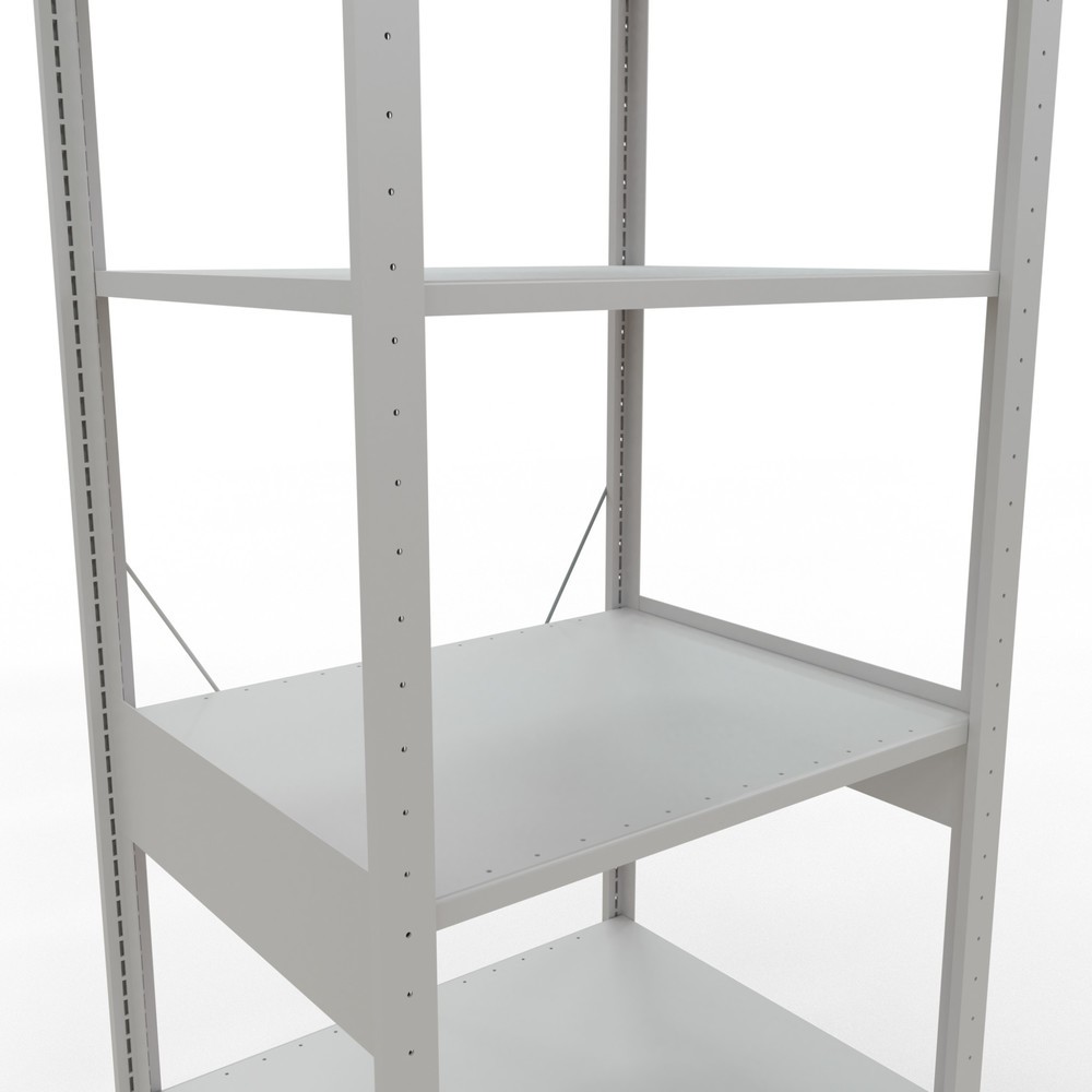 Produktabbildung Nr. 5: SCHULTE Fachbodenregal lichtgrau, Fachlast 150 kg, HxBxT 2.500 x 810 x 636 mm