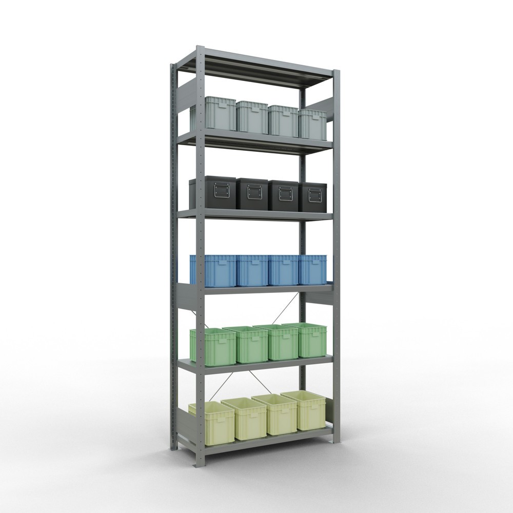 Produktabbildung Nr. 3: SCHULTE Fachbodenregal verzinkt, Fachlast 330 kg, HxBxT 2.500 x 1.060 x 436 mm