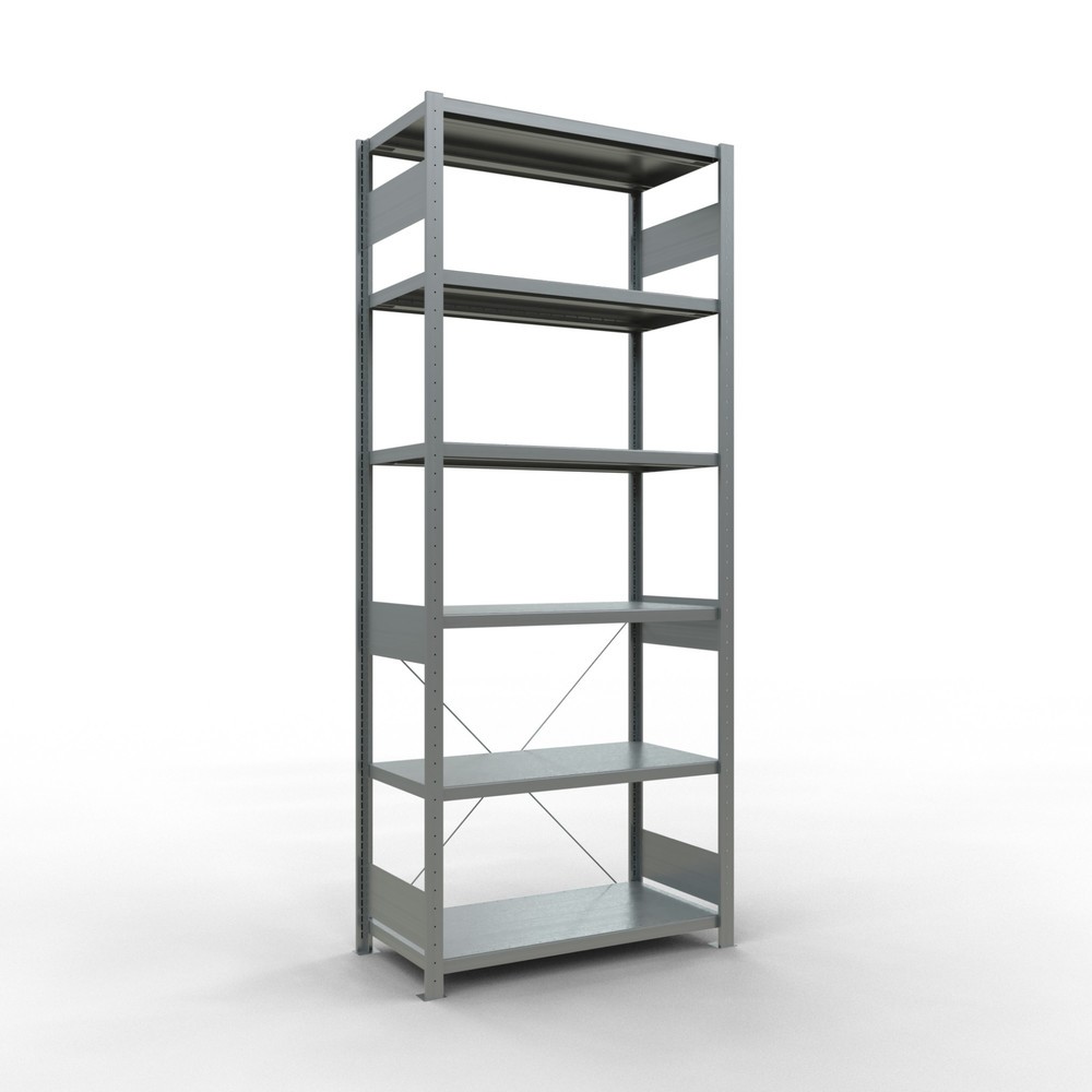 Produktabbildung Nr. 1: SCHULTE Fachbodenregal verzinkt, Fachlast 330 kg, HxBxT 2.500 x 1.060 x 536 mm