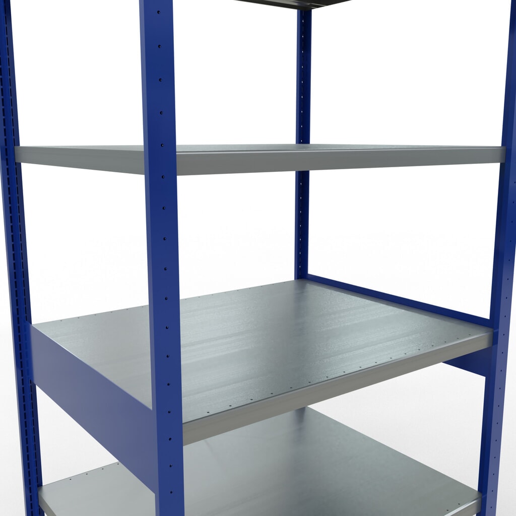 Produktabbildung Nr. 5: SCHULTE Fachbodenregal enzianblau/verzinkt, Fachlast 330 kg, HxBxT 2.500 x 1.060 x 836 mm