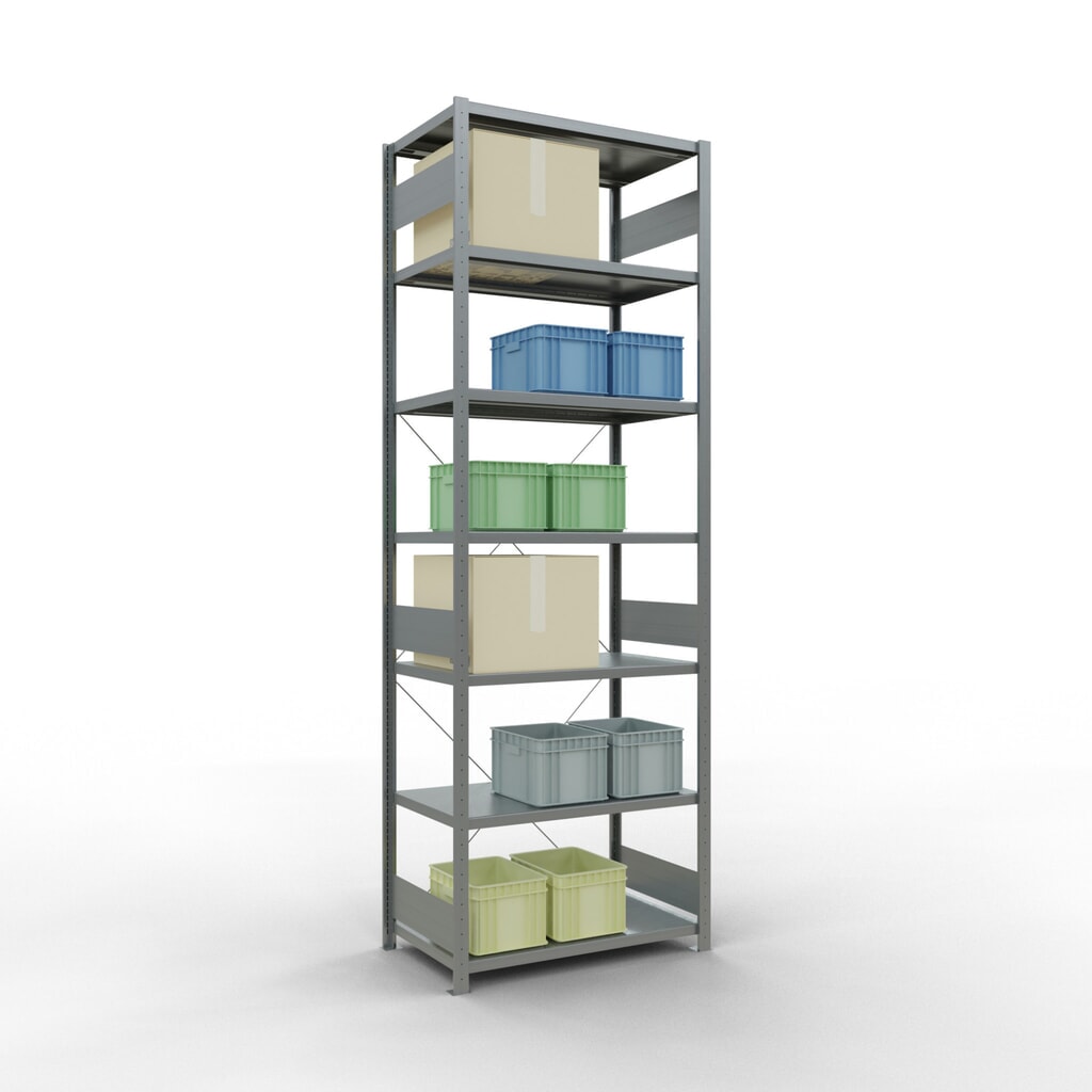 Produktabbildung Nr. 3: SCHULTE Fachbodenregal verzinkt, Fachlast 330 kg, HxBxT 3.000 x 1.060 x 636 mm