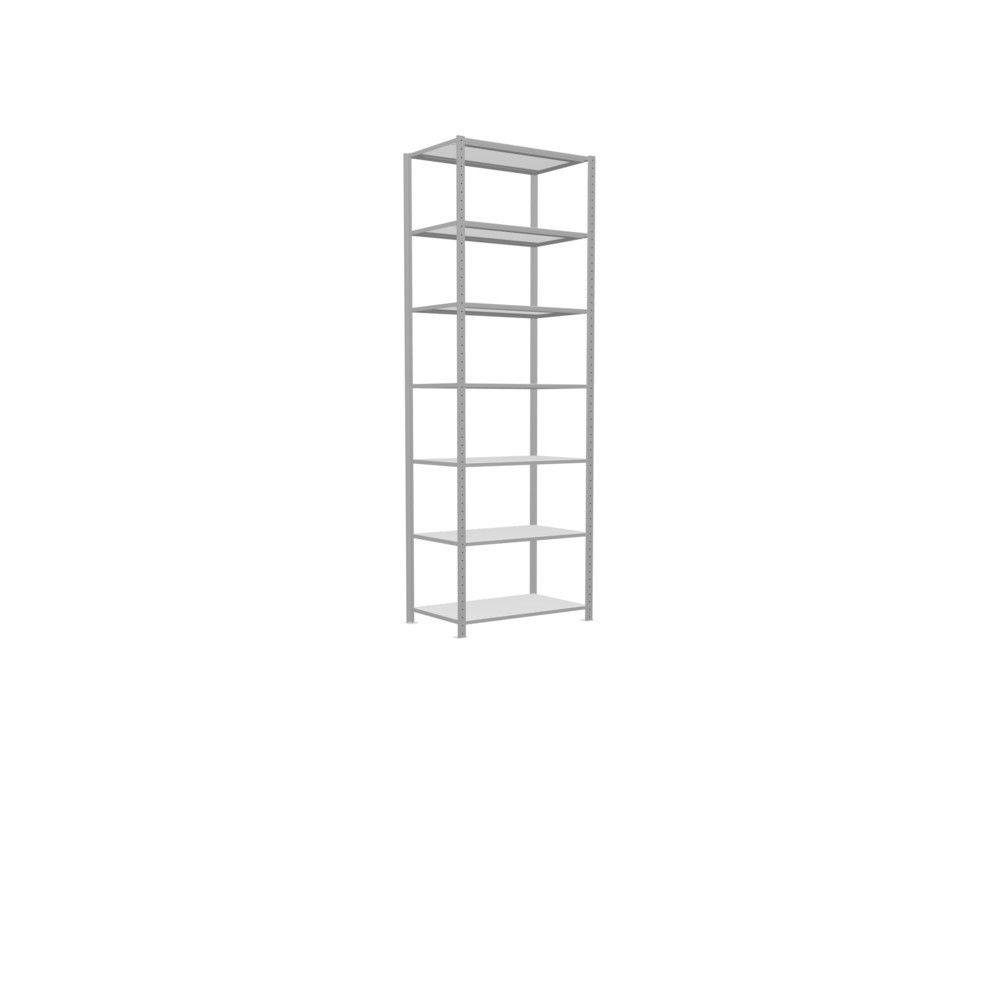 Produktabbildung Nr. 2: SCHULTE Fachbodenregal lichtgrau, Fachlast 330 kg, HxBxT 3.000 x 1.060 x 636 mm