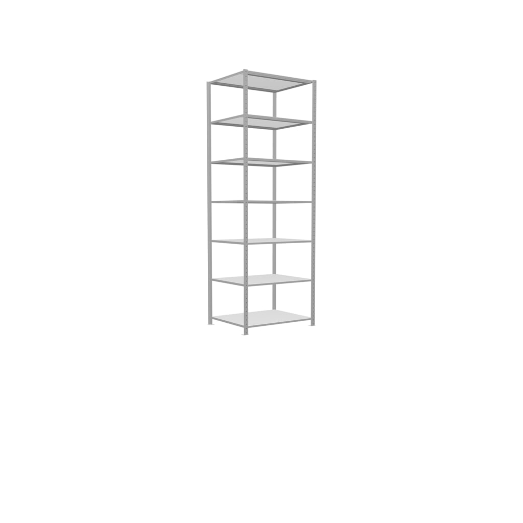 Produktabbildung Nr. 2: SCHULTE Fachbodenregal lichtgrau, Fachlast 330 kg, HxBxT 3.000 x 1.060 x 836 mm