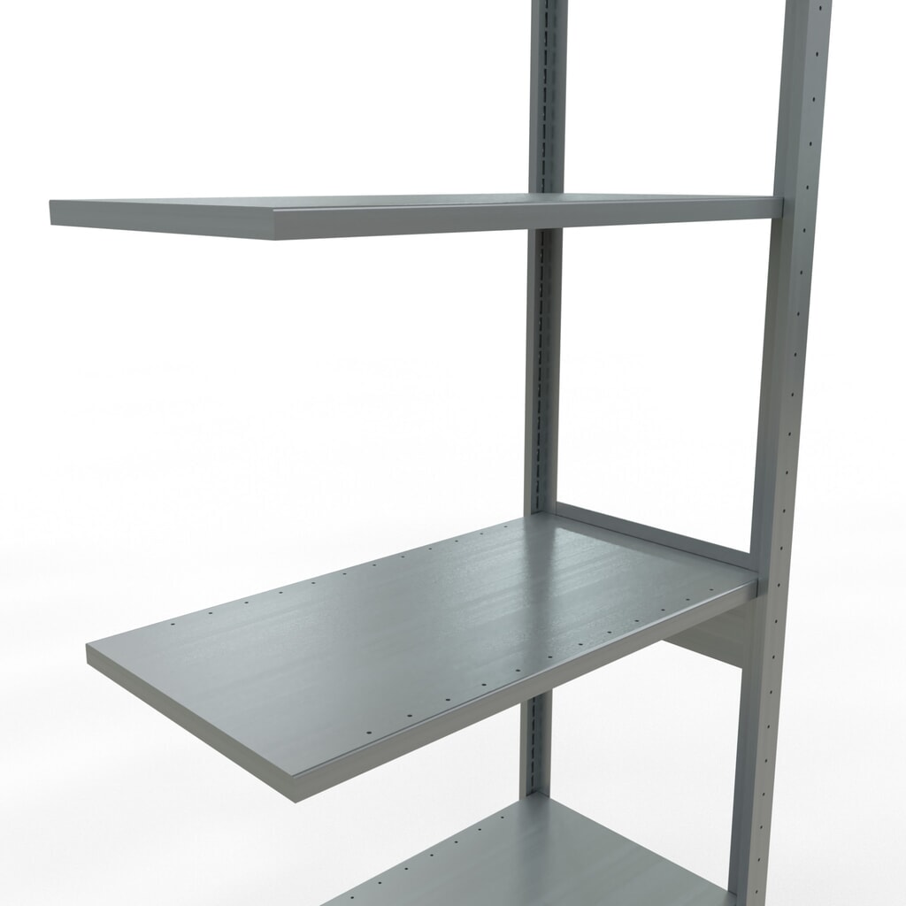 Produktabbildung Nr. 4: SCHULTE Fachbodenregal Steckmontage, AF, FL 150 kg, verzinkt, HxBxT 2.500 x 750 x 400 mm