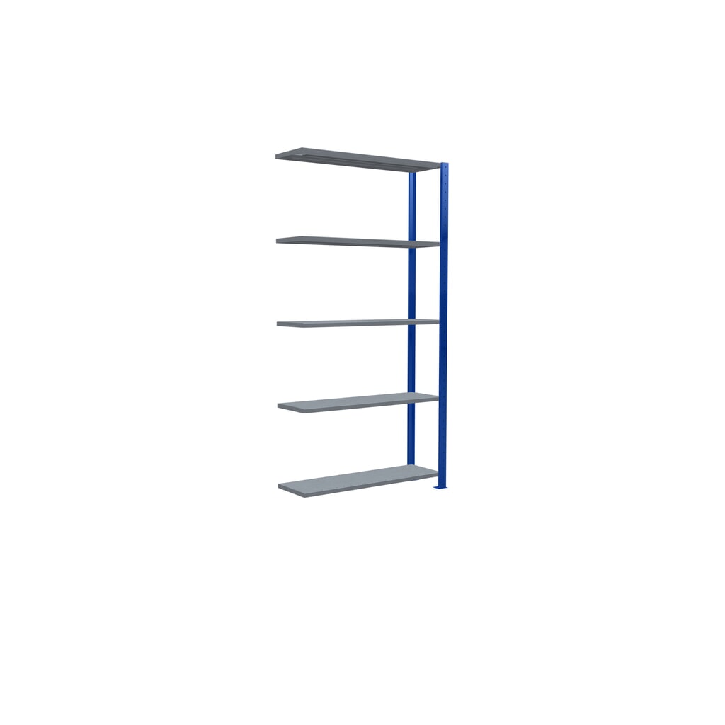 SCHULTE Fachbodenregal Steckmontage, AF, FL 330 kg, enzianblau/verzinkt, HxBxT 2.000 x 1.000 x 300 mm Produktabbildung Nr. 2: SCHULTE Fachbodenregal Steckmontage, AF, FL 330 kg, enzianblau/verzinkt, HxBxT 2.000 x 1.000 x 300 mm