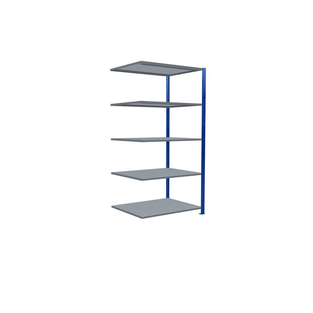 Produktabbildung Nr. 2: SCHULTE Fachbodenregal Steckmontage, AF, FL 330 kg, enzianblau/verzinkt, HxBxT 2.000 x 1.000 x 800 mm