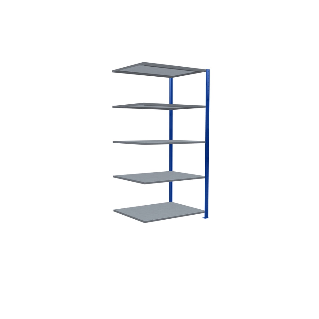 Produktabbildung Nr. 2: SCHULTE Fachbodenregal Steckmontage, AF, FL 330 kg, enzianblau/verzinkt, HxBxT 2.000 x 1.000 x 800 mm