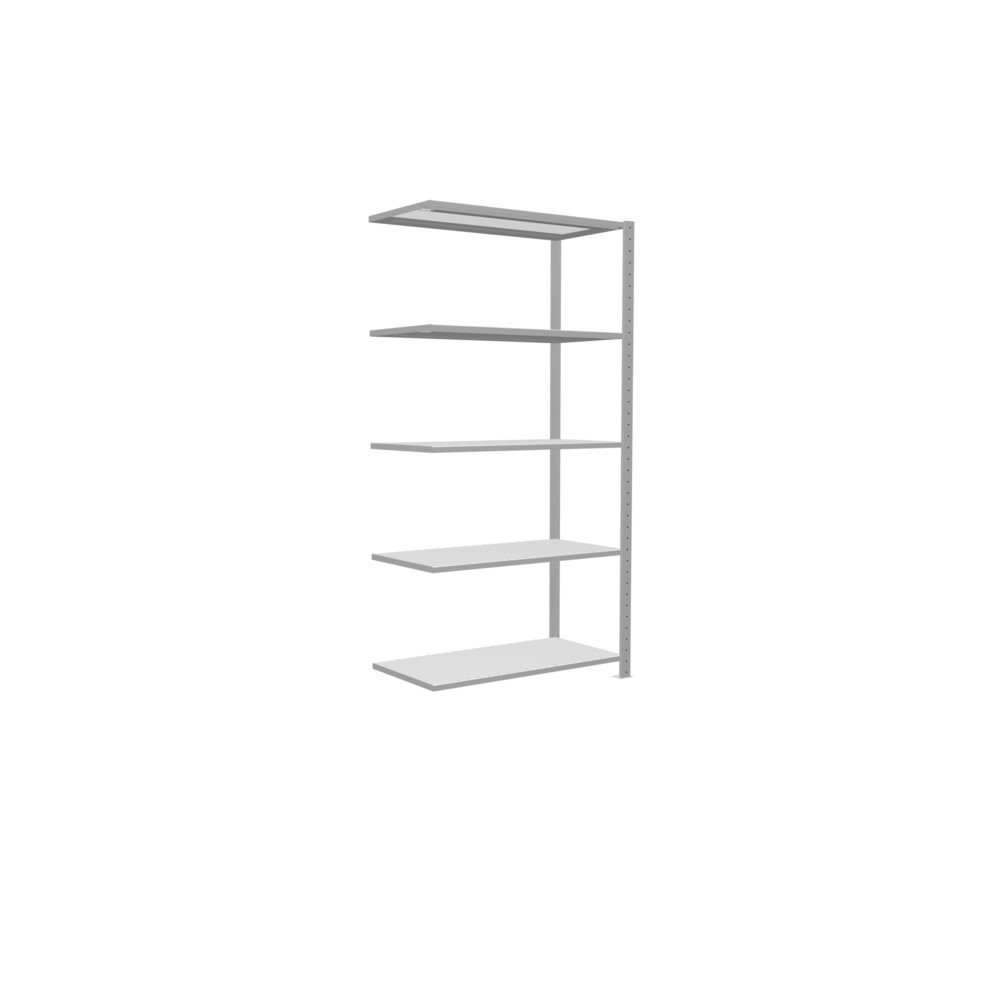 Produktabbildung Nr. 2: SCHULTE Fachbodenregal Steckmontage, AF, FL 330 kg, lichtgrau, HxBxT 2.000 x 1.000 x 500 mm