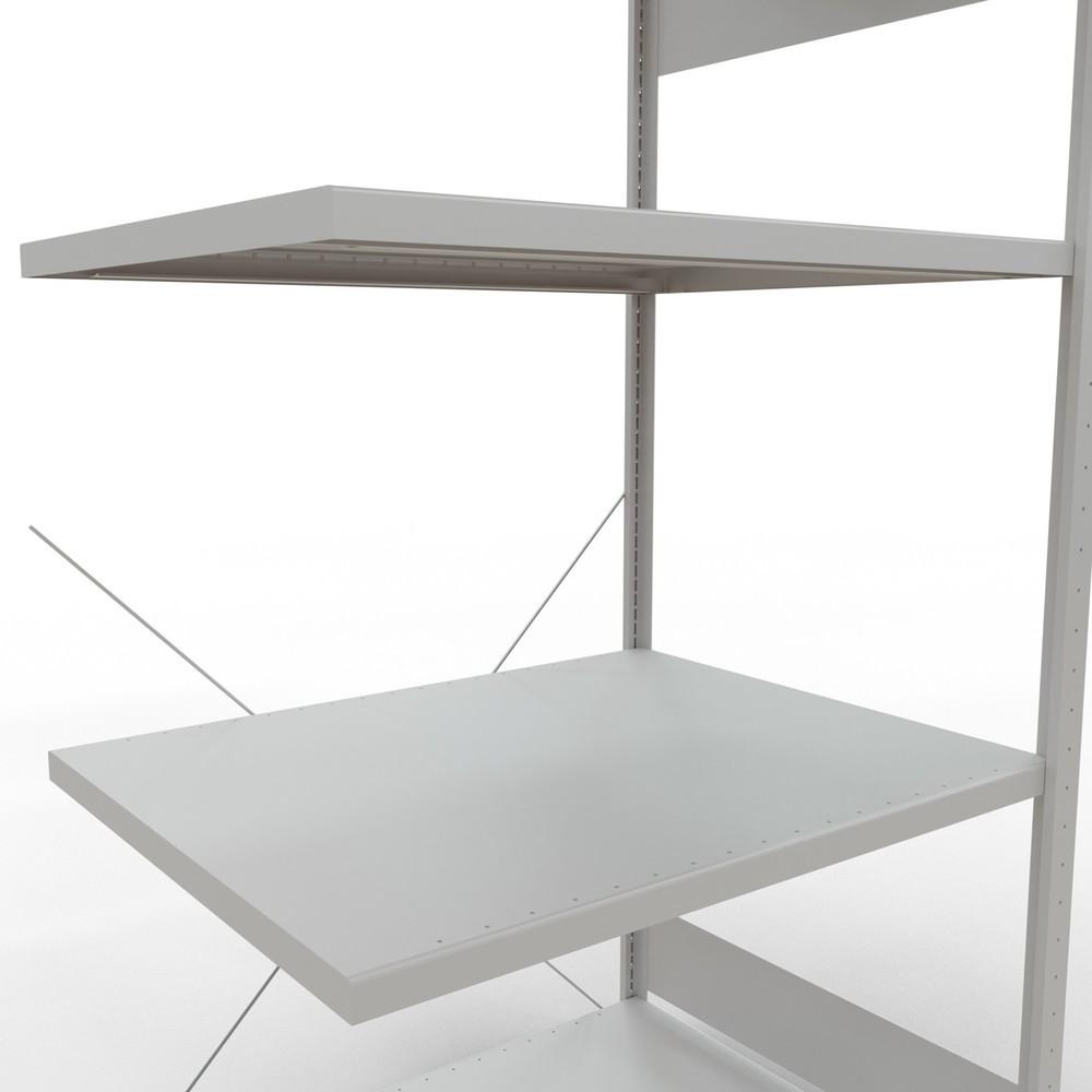 Produktabbildung Nr. 5: SCHULTE Fachbodenregal Steckmontage, AF, FL 330 kg, lichtgrau, HxBxT 2.000 x 1.000 x 800 mm