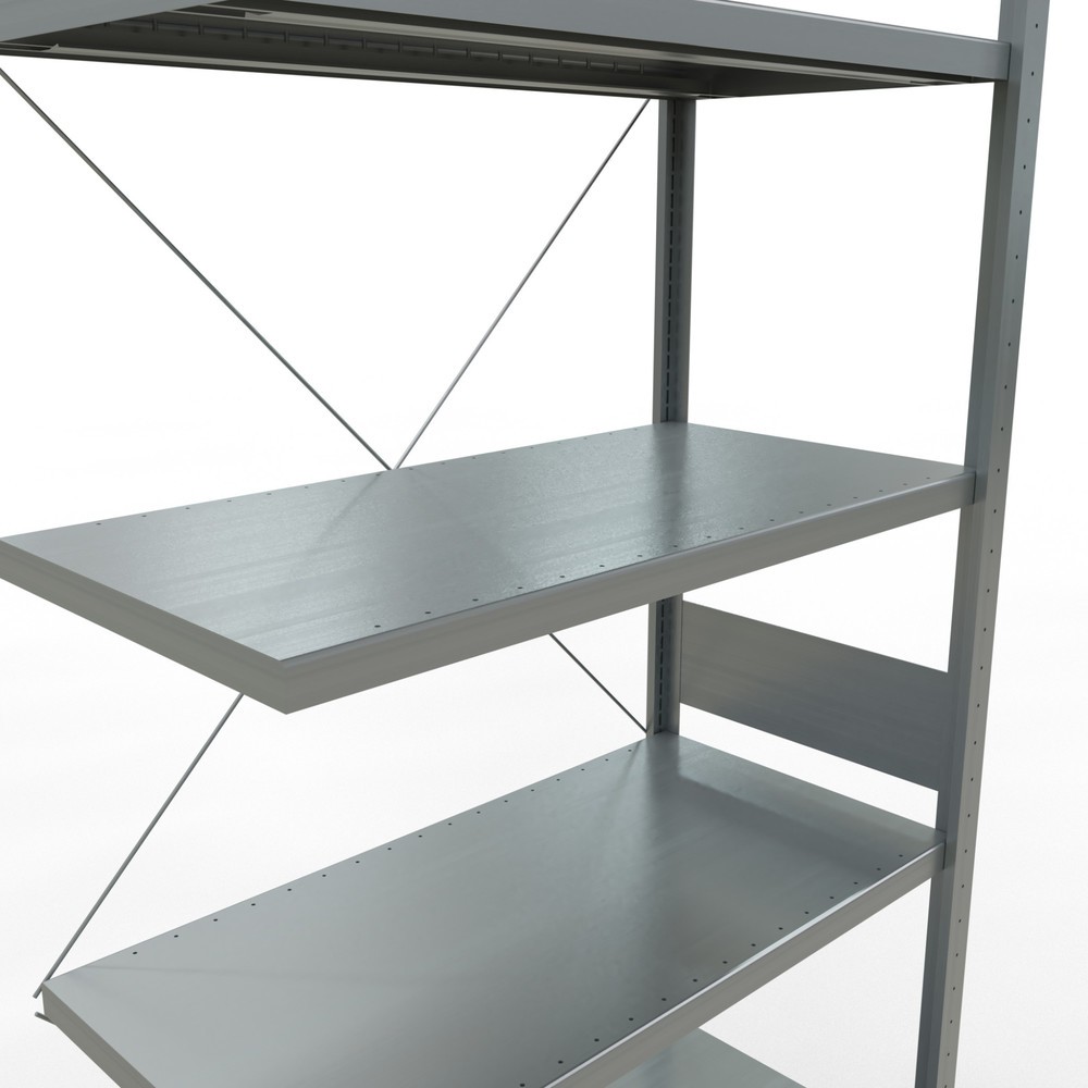 Produktabbildung Nr. 5: SCHULTE Fachbodenregal Steckmontage, AF, FL 330 kg, verzinkt, HxBxT 3.000 x 1.000 x 500 mm