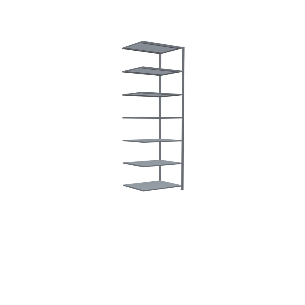 Produktabbildung Nr. 2: SCHULTE Fachbodenregal Steckmontage, AF, FL 330 kg, verzinkt, HxBxT 3.000 x 1.000 x 800 mm