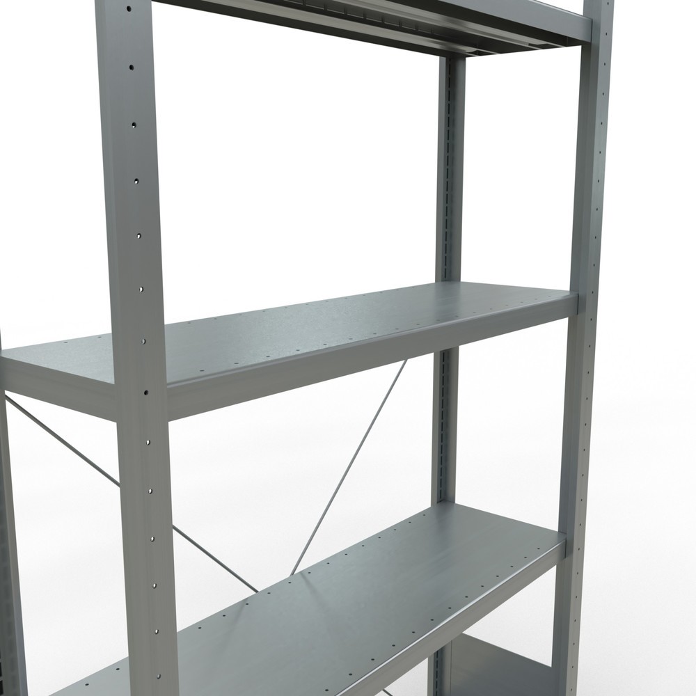 Produktabbildung Nr. 5: SCHULTE Fachbodenregal verzinkt mit 5 Stahlblechböden, Fachlast 330 kg, HxBxT 2.000 x 1.060 x 336 mm
