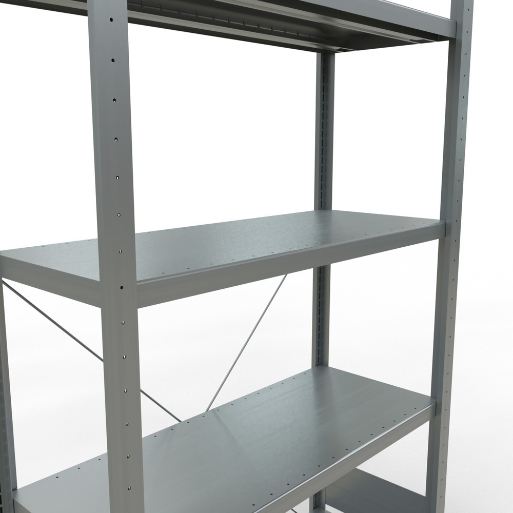 Produktabbildung Nr. 5: SCHULTE Fachbodenregal verzinkt mit 5 Stahlblechböden, Fachlast 330 kg, HxBxT 2.000 x 1.060 x 436 mm