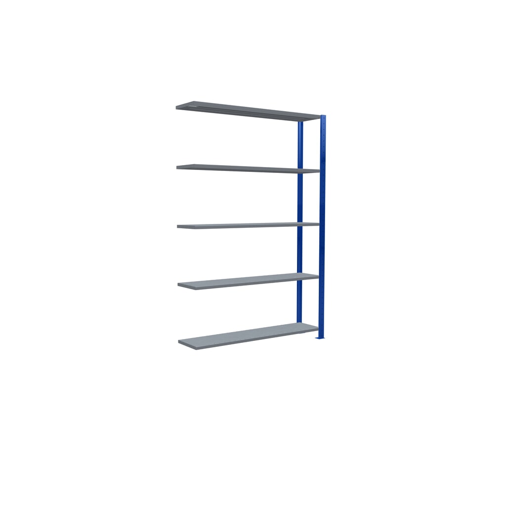 Produktabbildung Nr. 4: SCHULTE Fachbodenregal Stecksystem, AF, FL 150 kg, enzianblau/verzinkt, HxBxT 2.000 x 1.300 x 300 mm