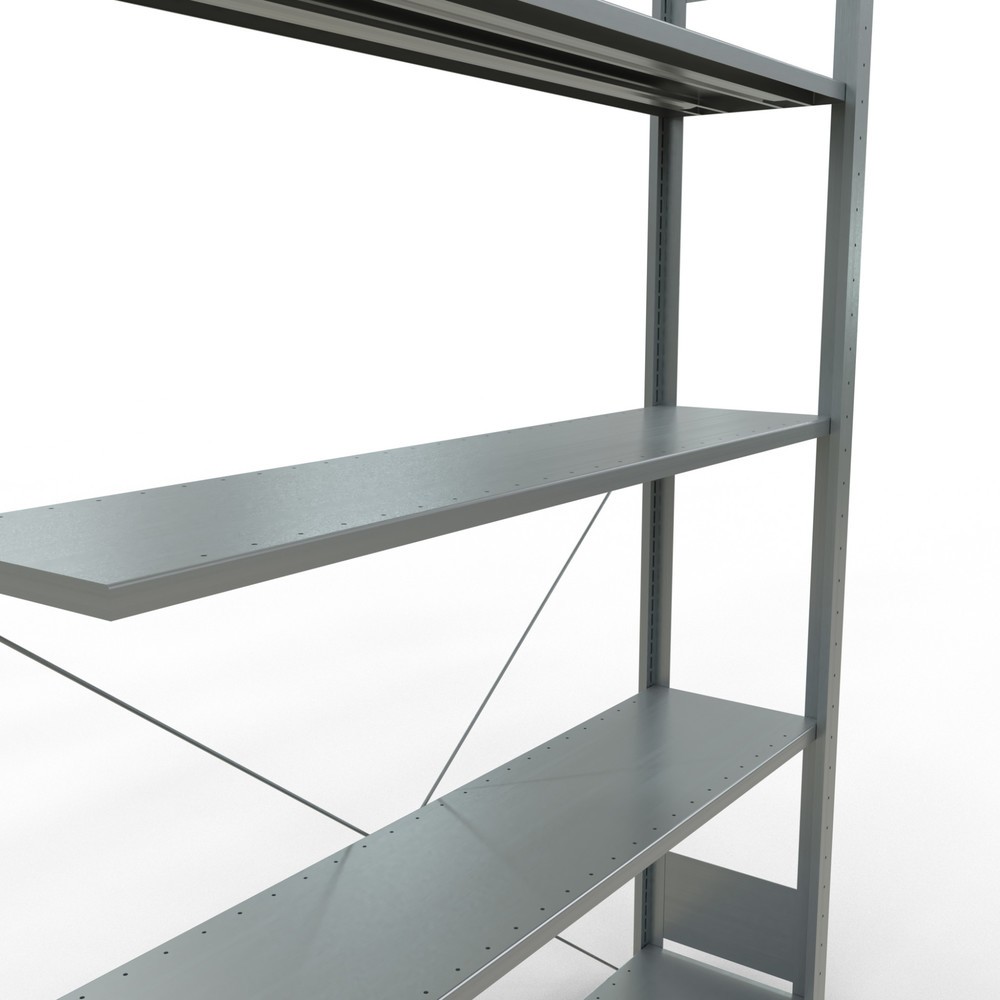 Produktabbildung Nr. 2: SCHULTE Fachbodenregal Stecksystem, AF, FL 150 kg, verzinkt, HxBxT 2.000 x 1.300 x 300 mm