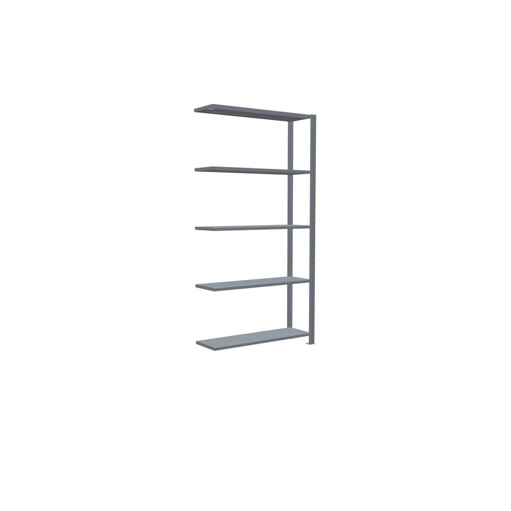 SCHULTE Fachbodenregal Stecksystem, AF, FL 150 kg, verzinkt, HxBxT 2.000 x 1.000 x 300 mm Produktabbildung Nr. 5: SCHULTE Fachbodenregal Stecksystem, AF, FL 150 kg, verzinkt, HxBxT 2.000 x 1.000 x 300 mm