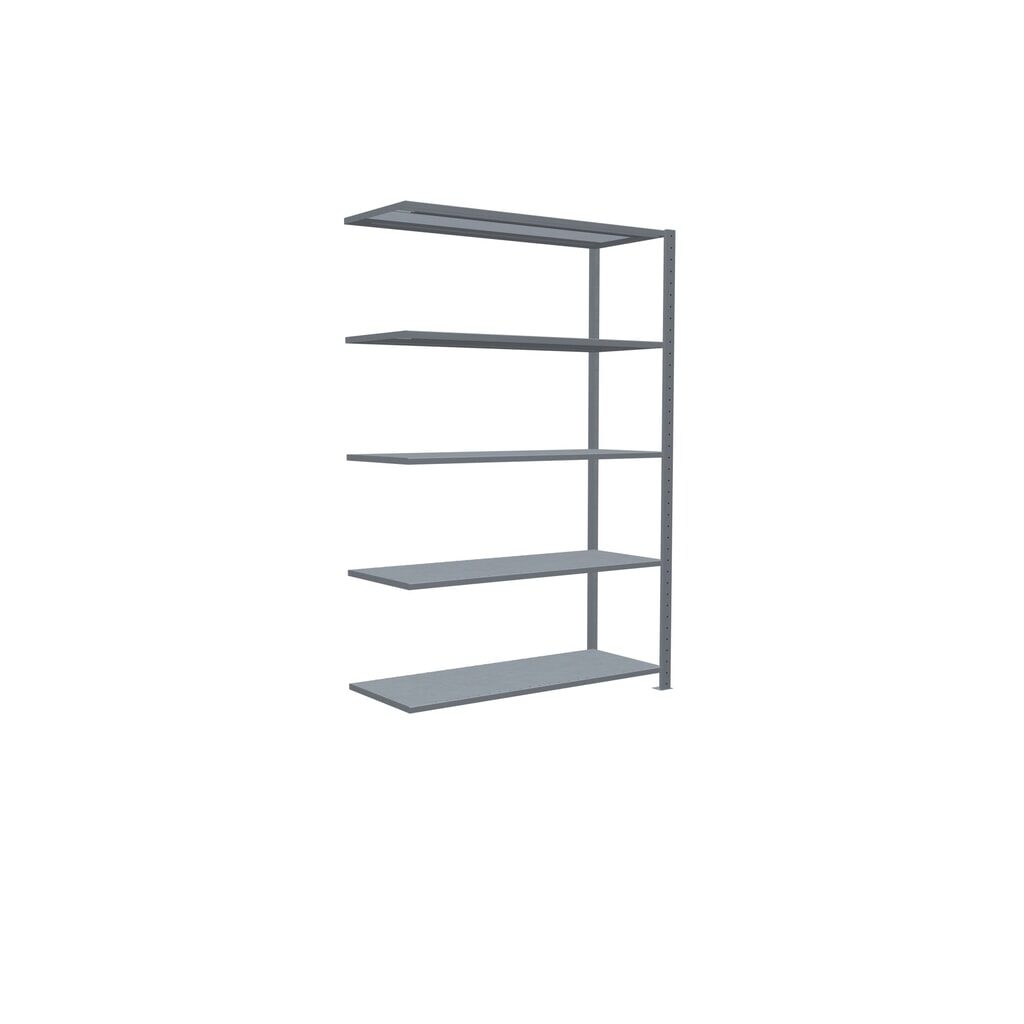 SCHULTE Fachbodenregal Stecksystem, AF, FL 150 kg, verzinkt, HxBxT 2.000 x 1.300 x 500 mm Produktabbildung Nr. 2: SCHULTE Fachbodenregal Stecksystem, AF, FL 150 kg, verzinkt, HxBxT 2.000 x 1.300 x 500 mm