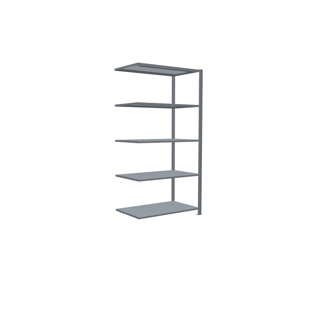 SCHULTE Fachbodenregal Stecksystem, AF, FL 150 kg, verzinkt, HxBxT 2.000 x 1.000 x 600 mm Produktabbildung Nr. 2: SCHULTE Fachbodenregal Stecksystem, AF, FL 150 kg, verzinkt, HxBxT 2.000 x 1.000 x 600 mm