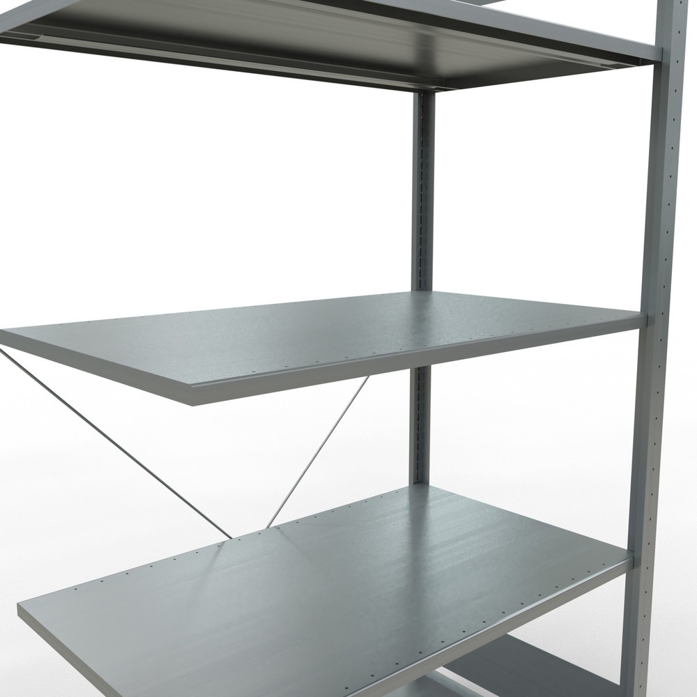 Produktabbildung Nr. 5: SCHULTE Fachbodenregal Stecksystem, AF, FL 150 kg, verzinkt, HxBxT 2.000 x 1.000 x 600 mm