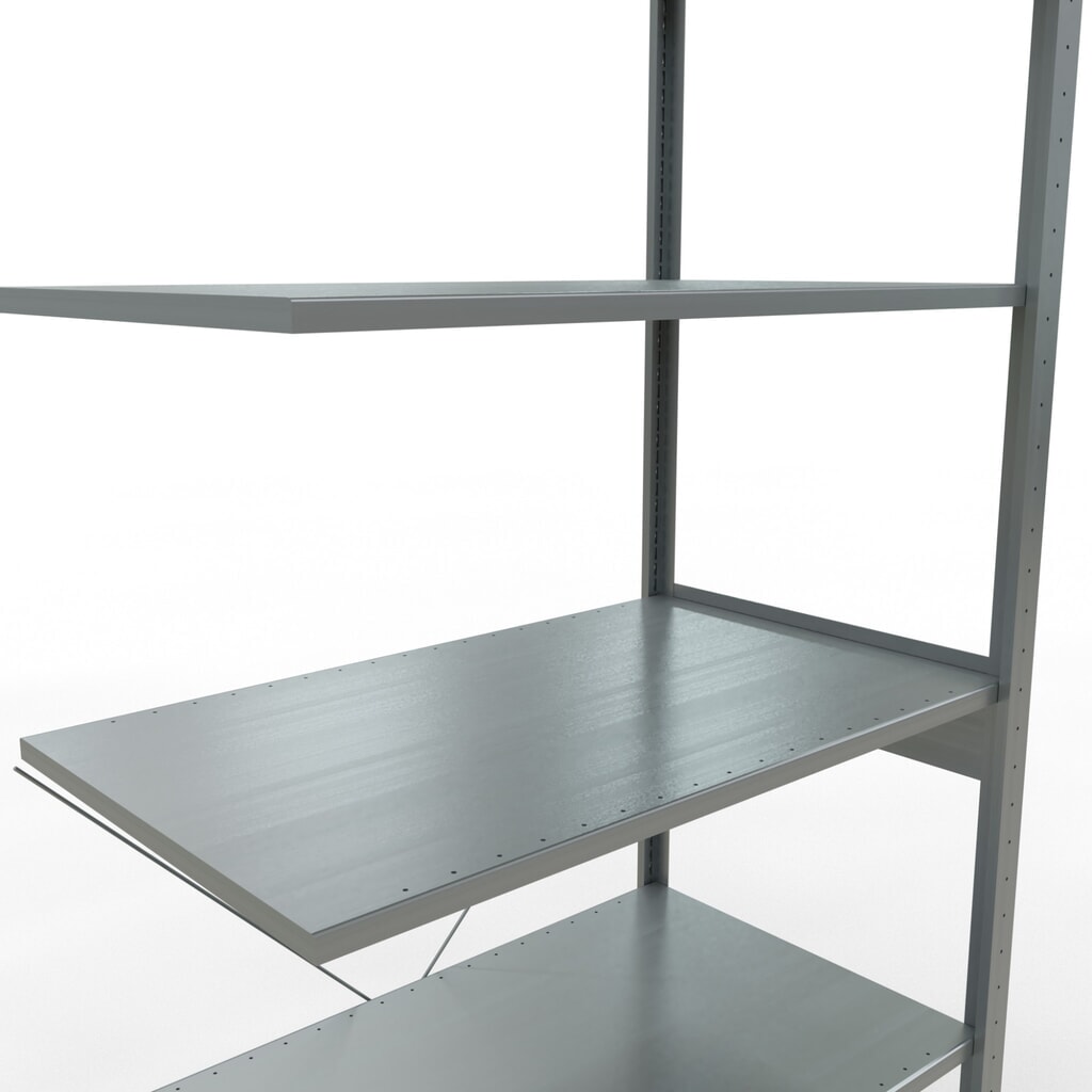 Produktabbildung Nr. 5: SCHULTE Fachbodenregal Stecksystem, AF, FL 150 kg, verzinkt, HxBxT 2.500 x 1.000 x 600 mm