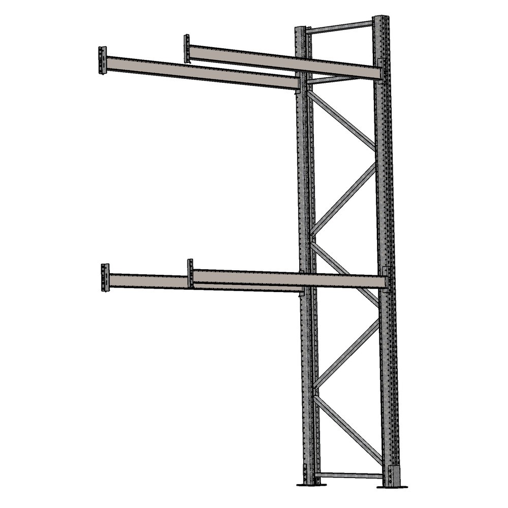 Produktabbildung: SCHULTE Palettenanbauregal 1 Feld 1.825 mm - 4.500x1.100 mm (HxT), 4 Holme (2.000 kg) für den Außenbereich