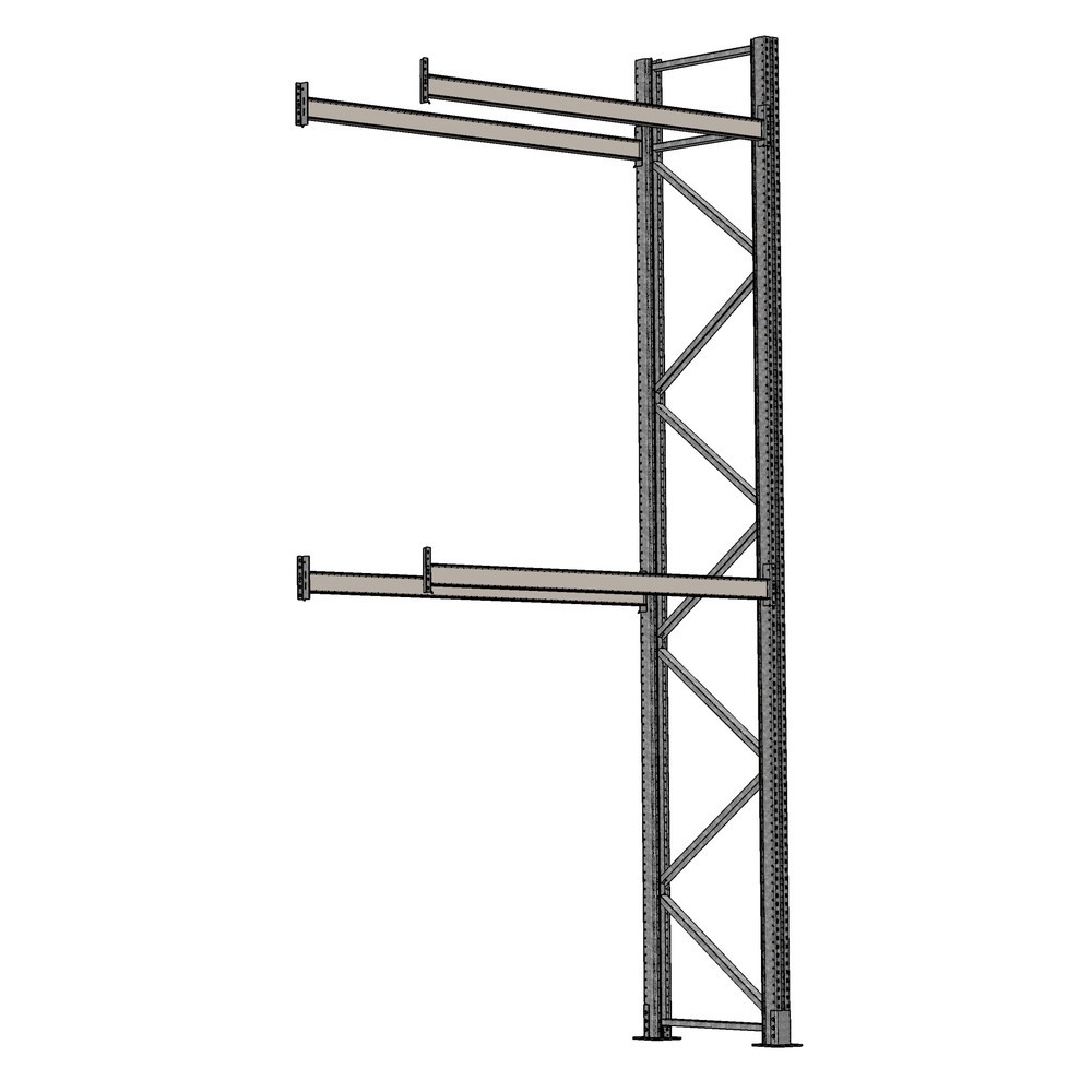Produktabbildung Nr. 1: SCHULTE Palettenregal 1 Feld  á 1.825 mm - 6.000x1.100 mm (HxT), 4 Holme (2.000 kg) für den Außenbereich