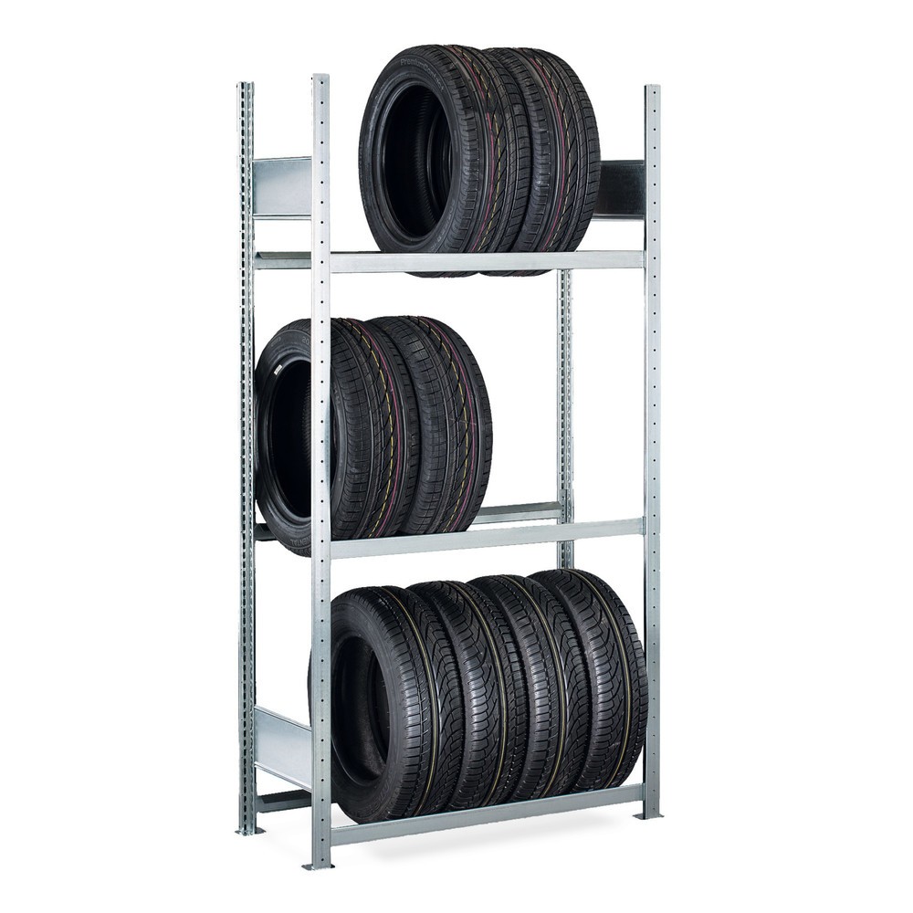 Produktabbildung: SCHULTE Reifenregal, GF, HxBxT 2.500 x 1.300 x 400 mm