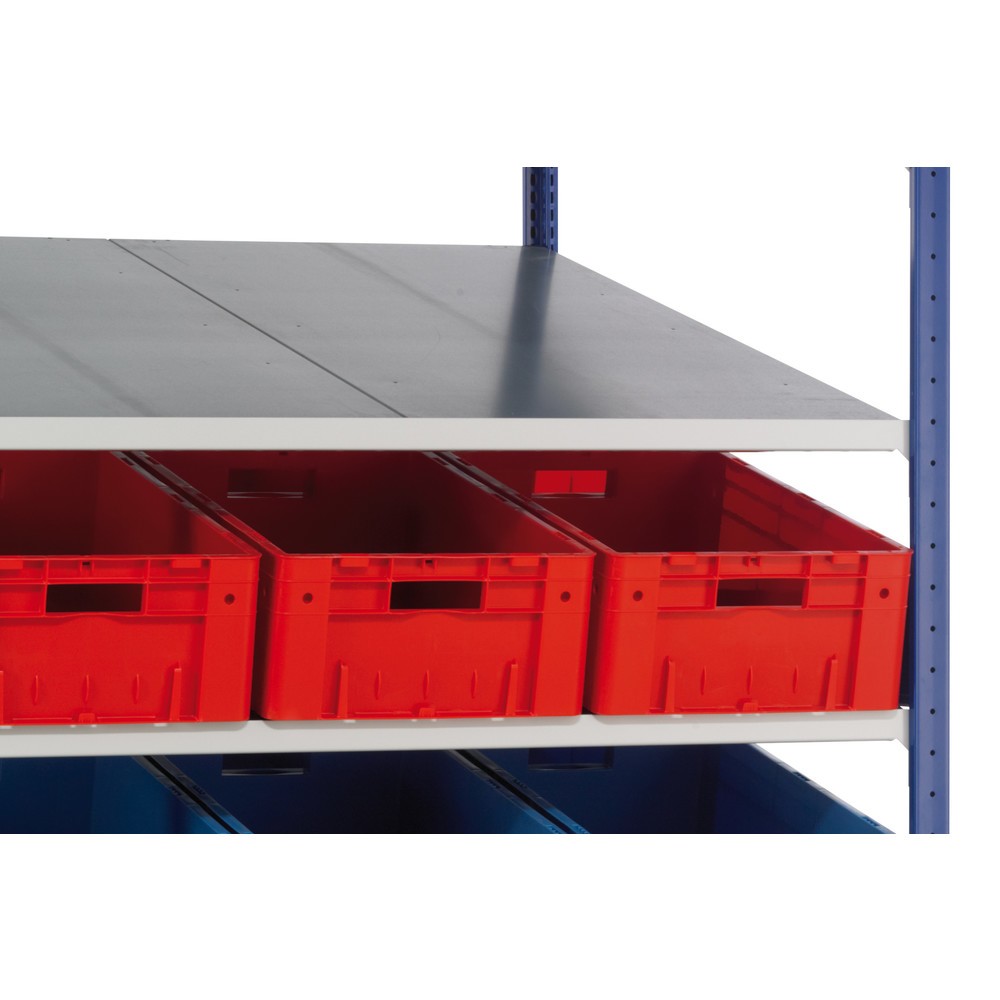 Produktabbildung Nr. 2: SCHULTE Schrägbodenregal XL, Grundfeld MULTIplus 150, 2000 x 1300 x 1200 mm