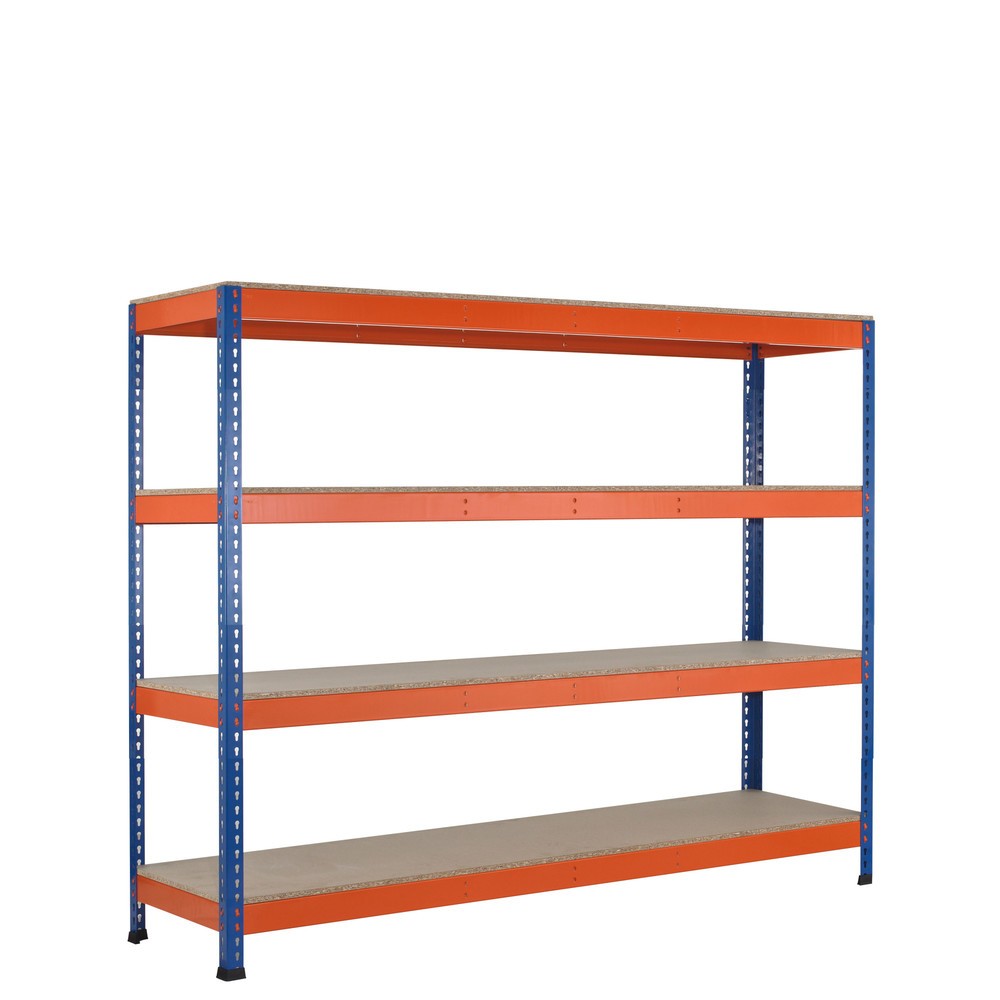 Produktabbildung Nr. 1: SCHULTE Weitspannregal, mit Spanplatten, GF, HxBxT 1.981 x 1.536 x 469 mm