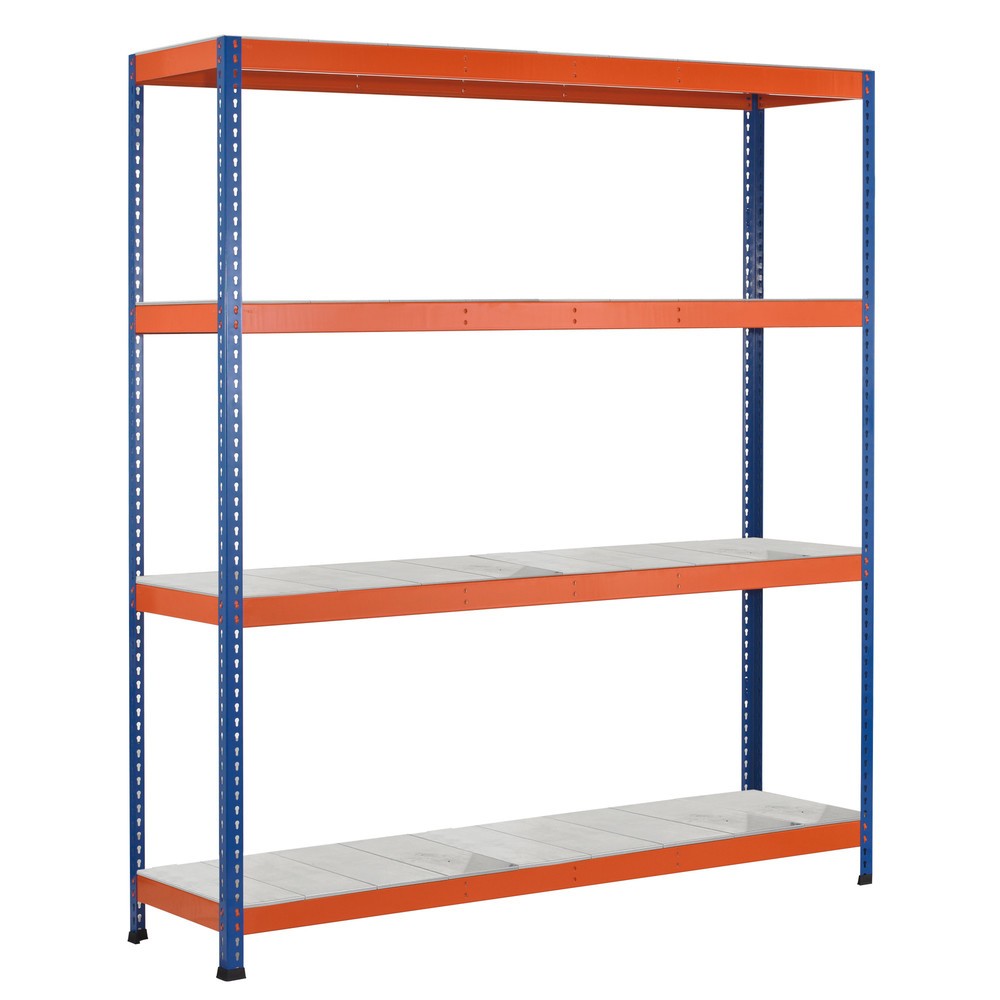 Produktabbildung Nr. 1: SCHULTE Weitspannregal, mit Stahlpaneelen, GF, HxBxT 3.048 x 1.536 x 469 mm
