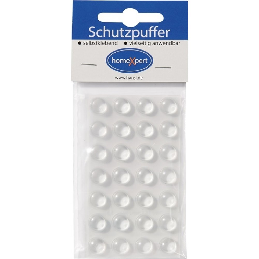 Produktabbildung: Schutzpuffer Clear, Kunststoff transparent Linse, 11,1 mm, selbstklebend