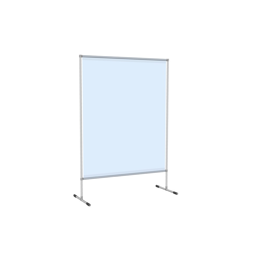 Produktabbildung: Schutzstellwand, BxH 1.400 x 2.000 mm, transparent
