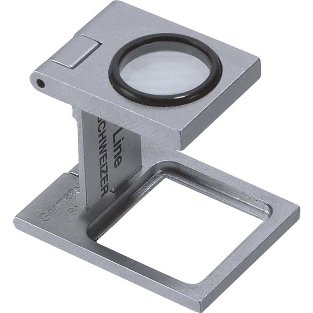 Produktabbildung: SCHWEIZER Fadenzähler Tech-Line, 8x, Linsen-Ø 16,3 mm