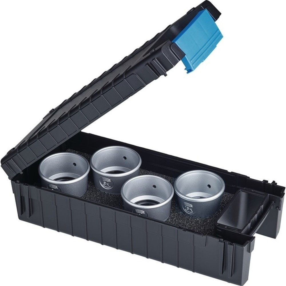 Produktabbildung: SCHWEIZER Uhrmacherlupenset Profi-Set Tech-Line, Kunststoffkassette, 6x, 8x, 10x, 15x, 4 teilig