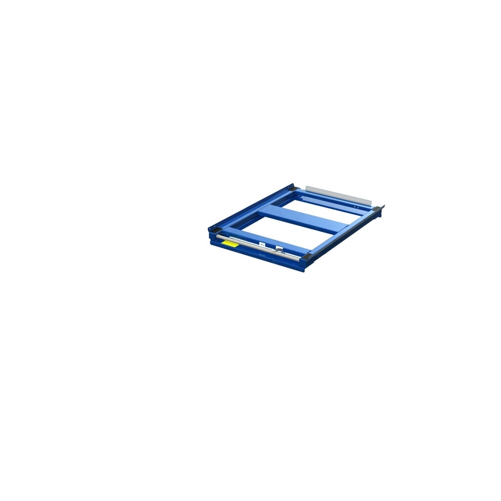 Schwerlast-Palettenauszug, Tragkraft 600 kg, 70 % Auszugstiefe Produktabbildung: Schwerlast-Palettenauszug, Tragkraft 600 kg, 70 % Auszugstiefe