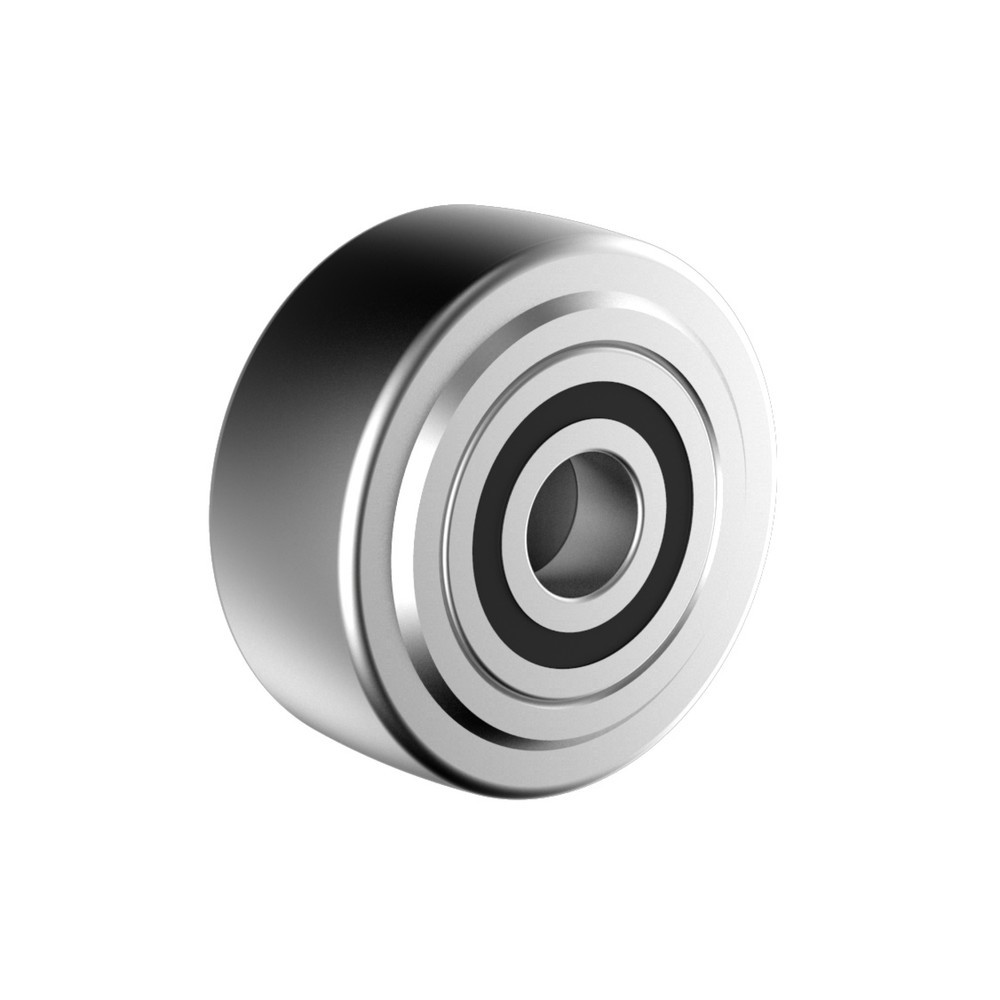 Produktabbildung: Wicke Schwerlast-Rad Stahl, Ø x Breite 100 x 40 mm, TK 1.700 kg