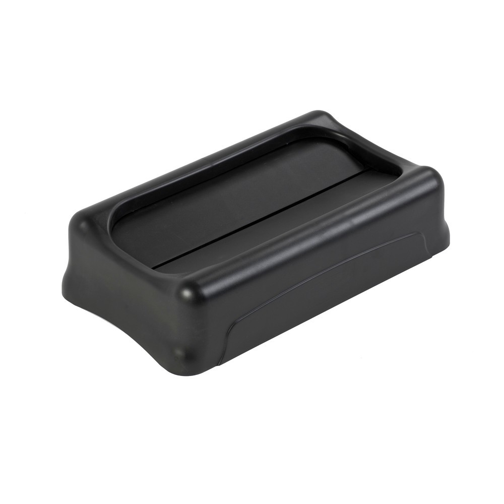 Produktabbildung: Schwingdeckel für Rubbermaid Slim Jim®, schwarz