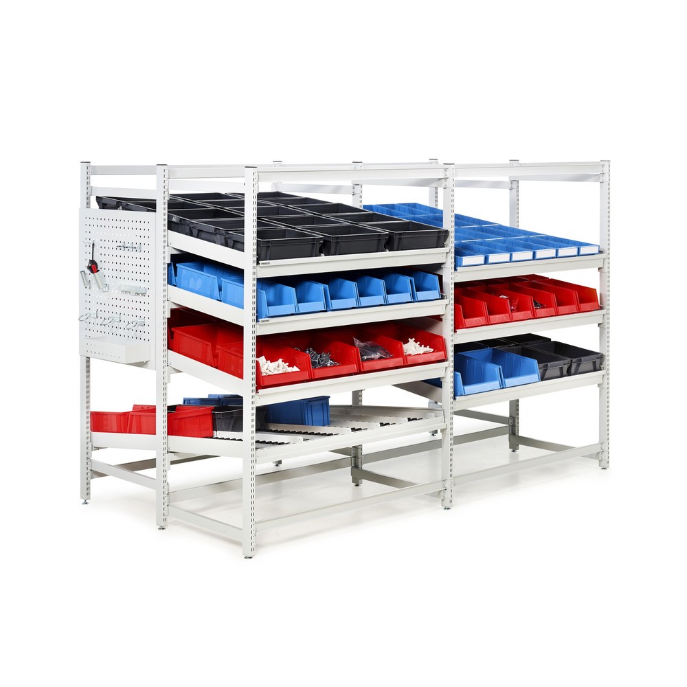 Produktabbildung Nr. 2: Hinteres Verlängerungsgestell für TRESTON Bereitstellregal FIFO, ESD, HxBxT 1.860 x 933 x 735 mm