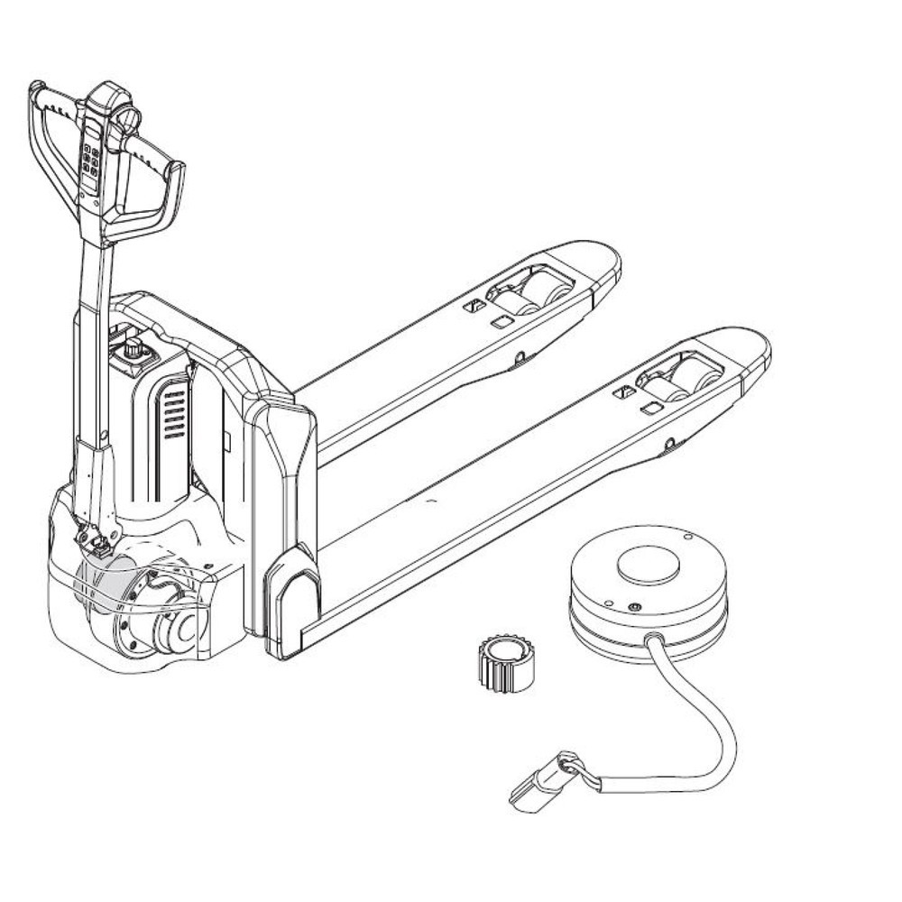 Produktabbildung Nr. 2: Self-Service-Kit für Elektro-Hubwagen Ameise® PTE 1.1 - Bremsenwechsel, 3-teilig