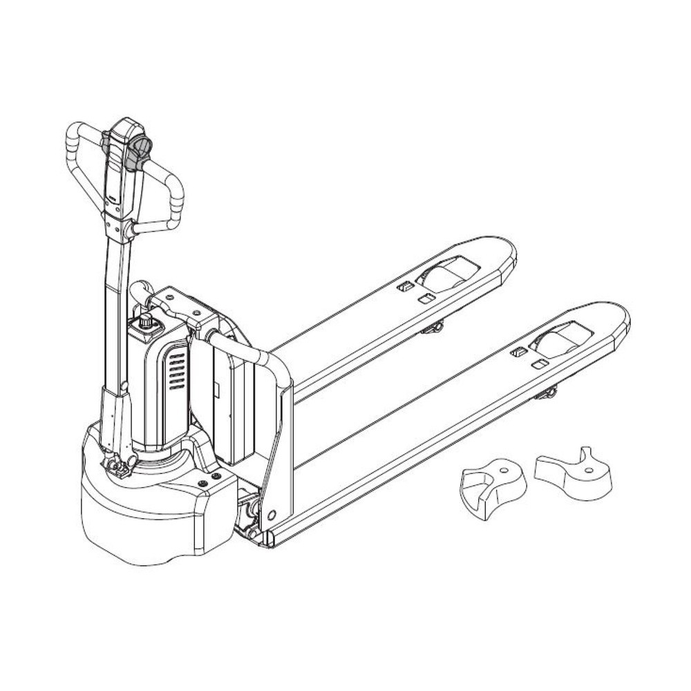 Produktabbildung Nr. 2: Self-Service-Kit für Elektro-Hubwagen Ameise® PTE 1.1 - Drehgriffwechsel, 10-teilig