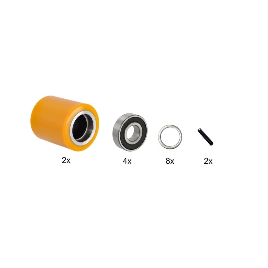 Self-Service-Kit für Elektro-Hubwagen Ameise® PTE 1.1 - Lastrollenwechsel, 13-teilig Produktabbildung: Self-Service-Kit für Elektro-Hubwagen Ameise® PTE 1.1 - Lastrollenwechsel, 13-teilig