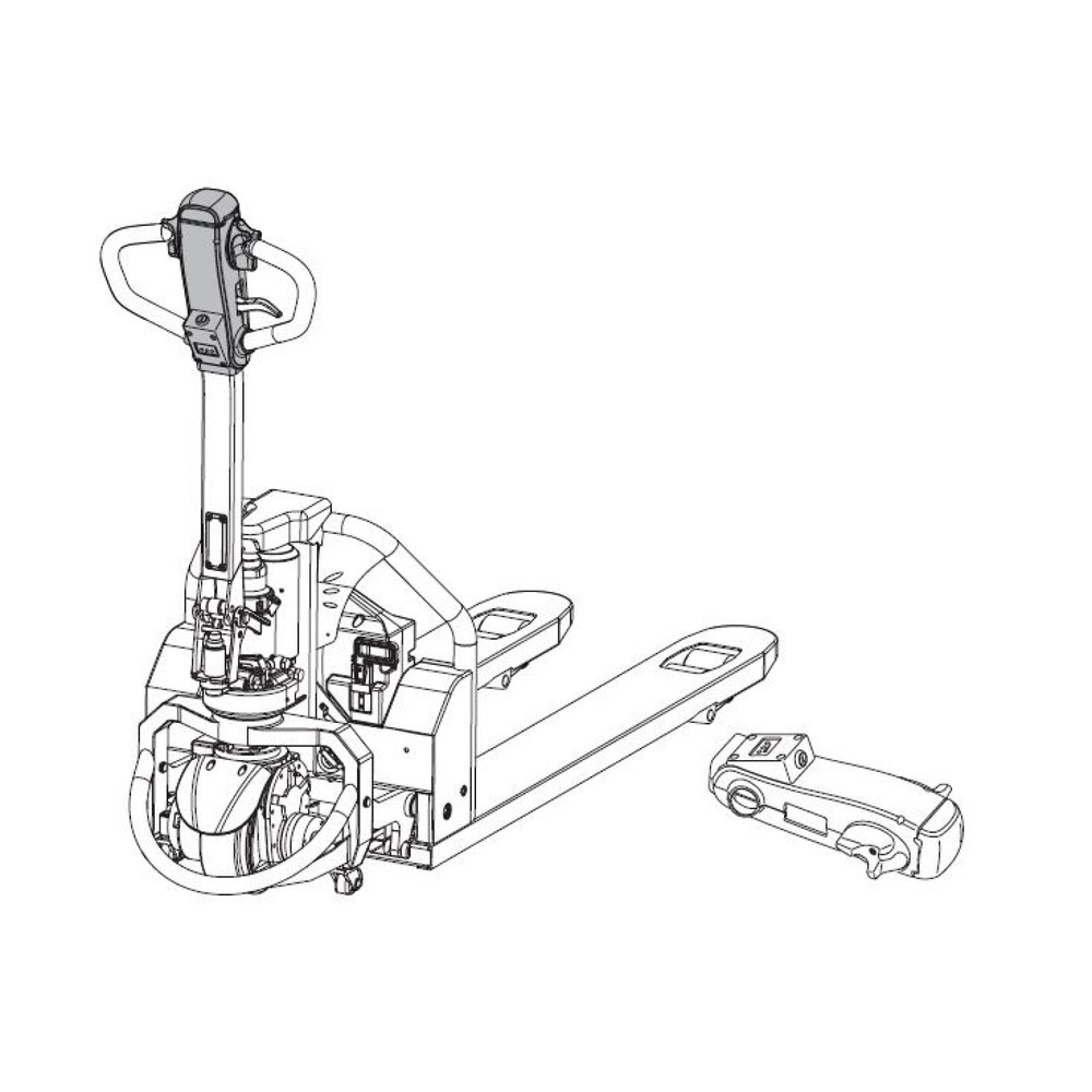Produktabbildung Nr. 2: Self-Service-Kit für Elektro-Hubwagen Ameise® PTE 1.3 - Deichselkopfwechsel, 2-teilig
