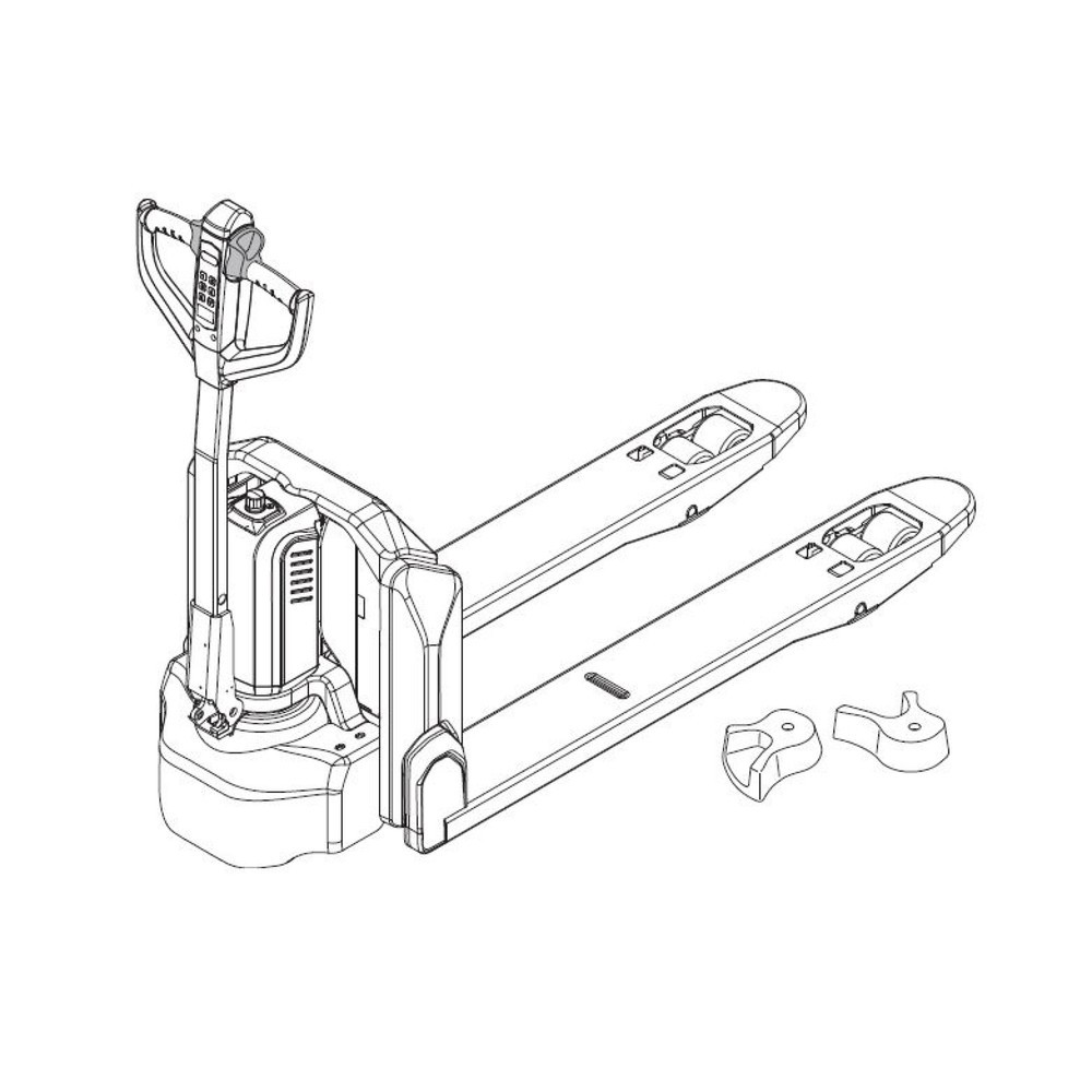 Produktabbildung Nr. 2: Self-Service-Kit für Elektro-Hubwagen Ameise® PTE 1.5 - Drehgriffwechsel, 10-teilig