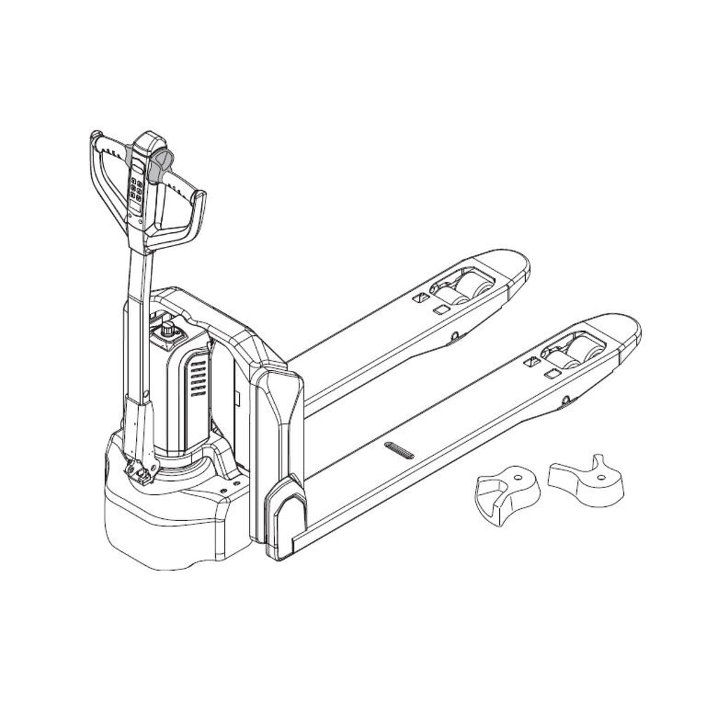Produktabbildung Nr. 2: Self-Service-Kit für Elektro-Hubwagen Ameise® PTE 1.5 - Drehgriffwechsel, 10-teilig