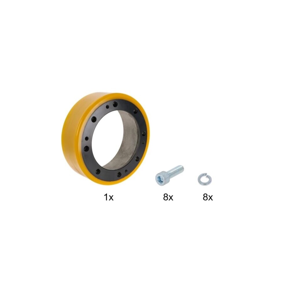 Self-Service-Kit für Jungheinrich Elektro-Hubwagen AME 13 - Antriebsradwechsel, 18-teilig Produktabbildung: Self-Service-Kit für Jungheinrich Elektro-Hubwagen AME 13 - Antriebsradwechsel, 18-teilig